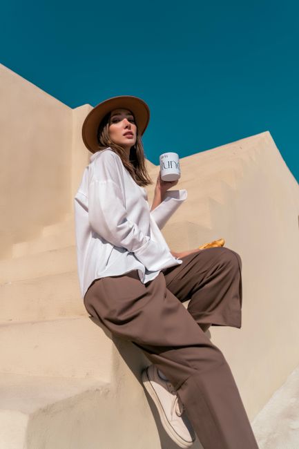 camel wool coat mum